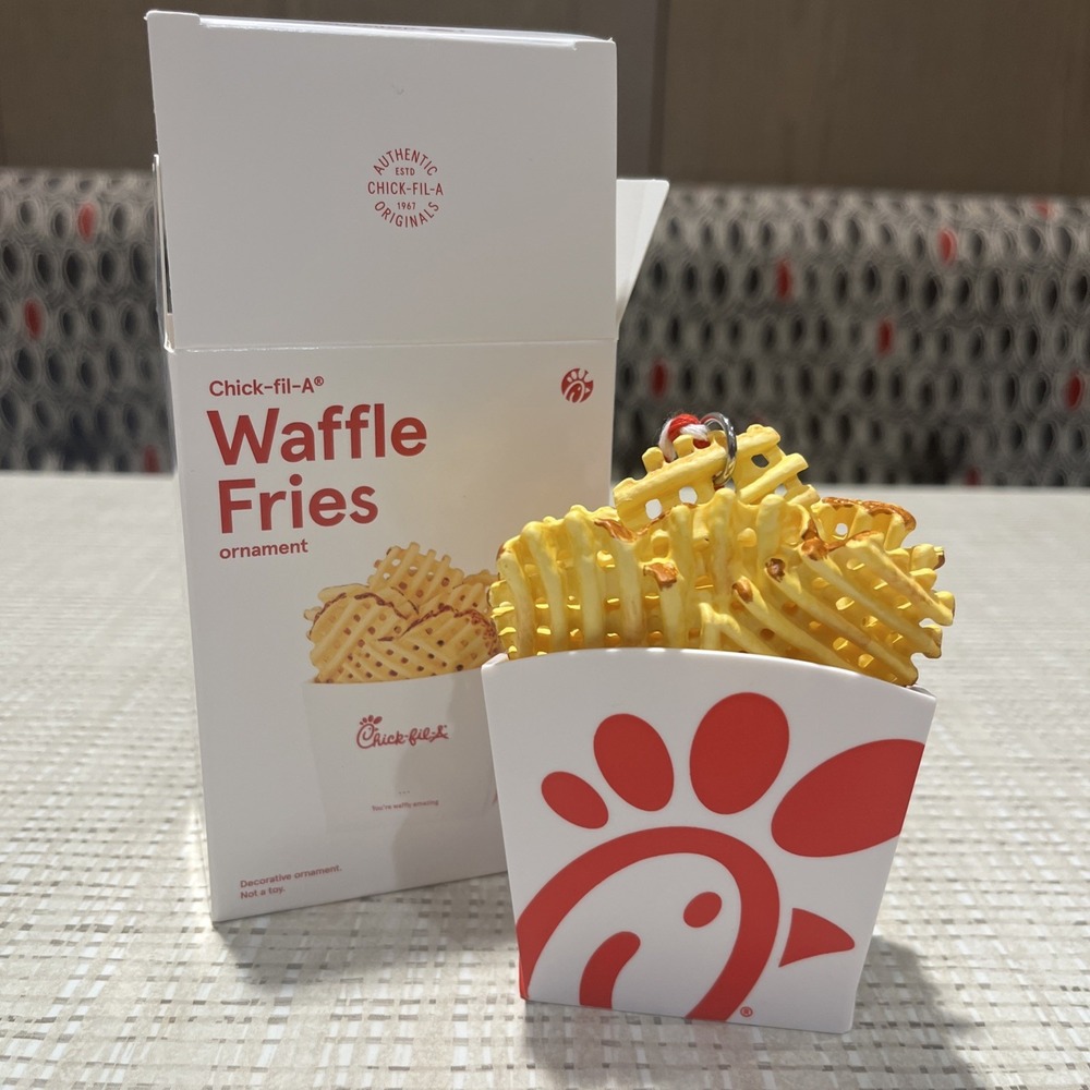 2025 Waffle Fry Ornament Chick Fil A Christmas Limited Edition Chicken NEW‎